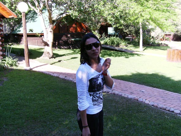 Fatima Davids - on holiday up the Garden Route